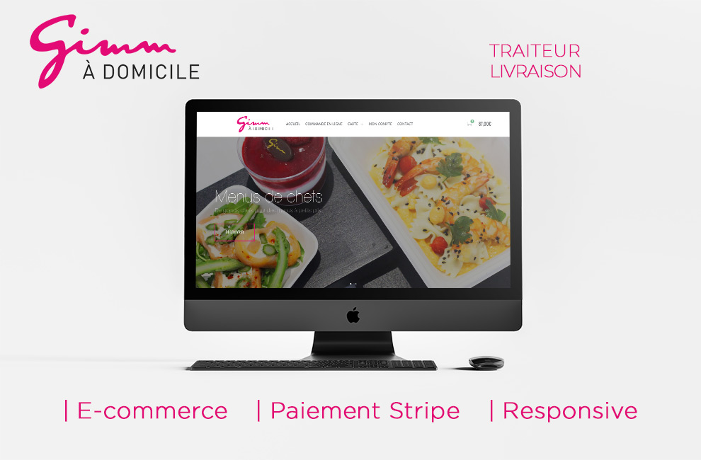 Site internet de Gimm à domicile